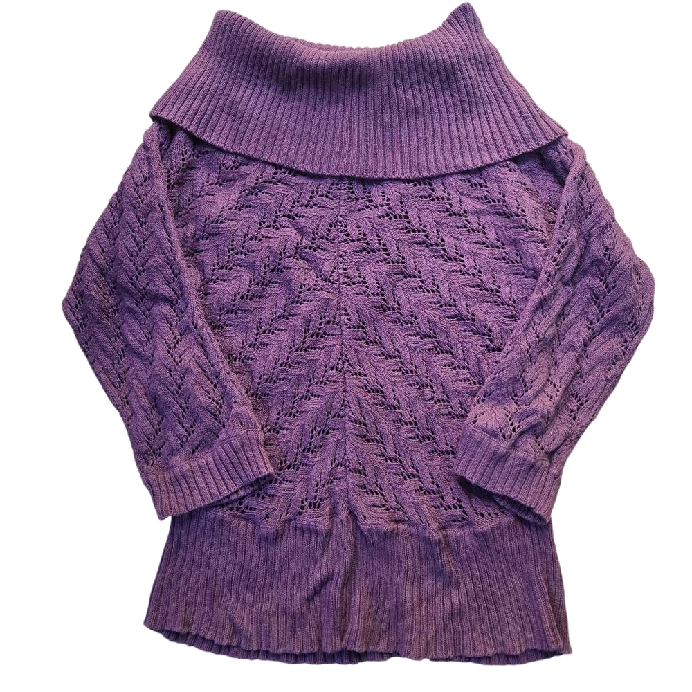 ✨️ Calvin Klein Purple Cotton Sweater